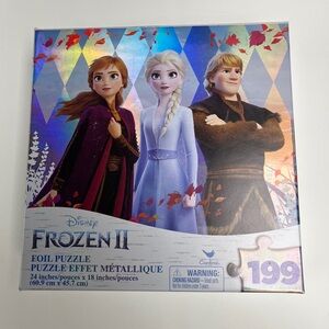 Disney Frozen II Foil Puzzle 199 pieces NEW a1s9b80